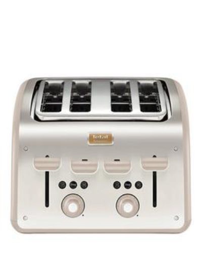 Tefal Maison Tt770Auk Toaster - Metal/Oatmeal Grey